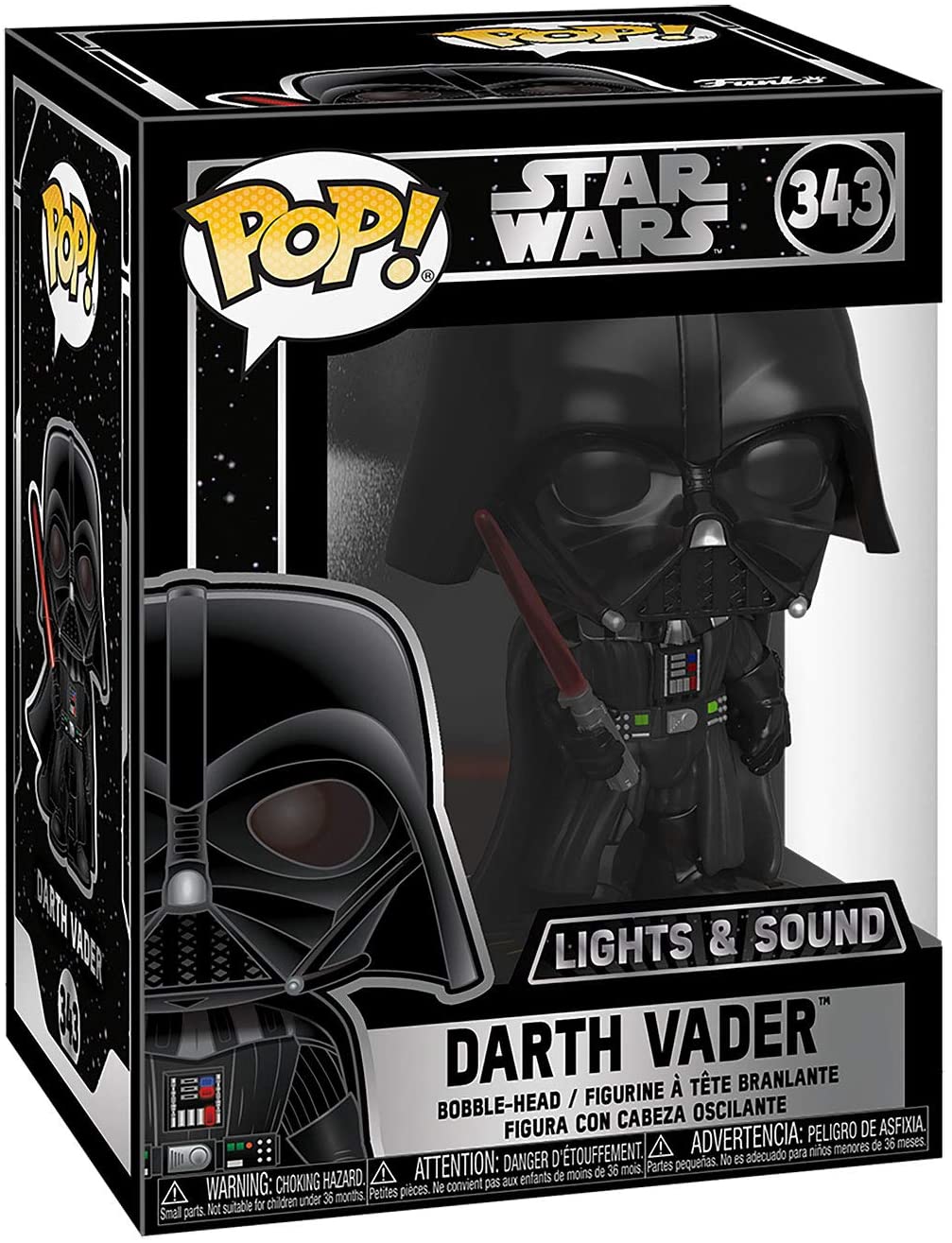 Star Wars Darth Vader Lights & Sounds Funko 35519 Pop! Vinyl #343