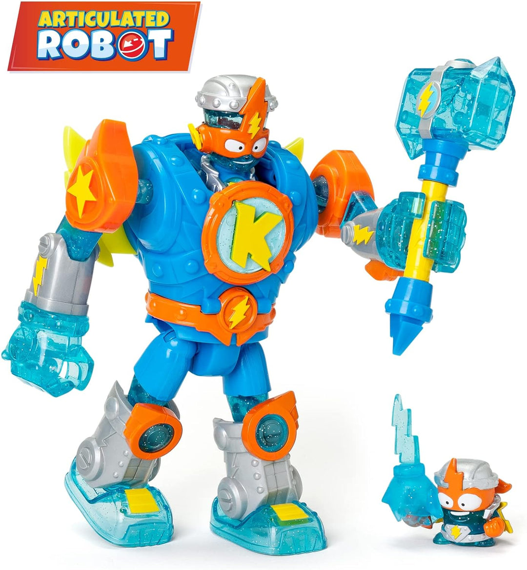 SUPERTHINGS RIVALS OF KABOOM Superbot Kazoom Power – Articulated robot with combat accessories