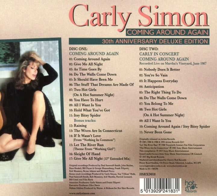 Coming Around Again - Carly Simon  [Audio CD]