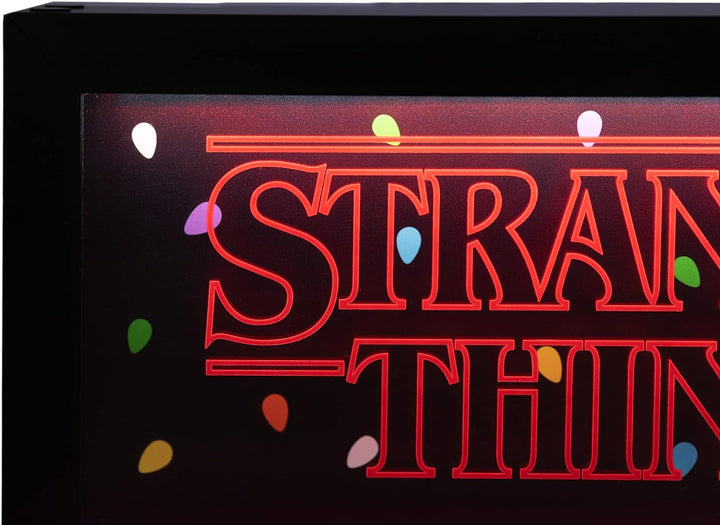Official Stranger Things Lamp - 4 Lighting Modes - Multi Coloured Lights - Neon Light