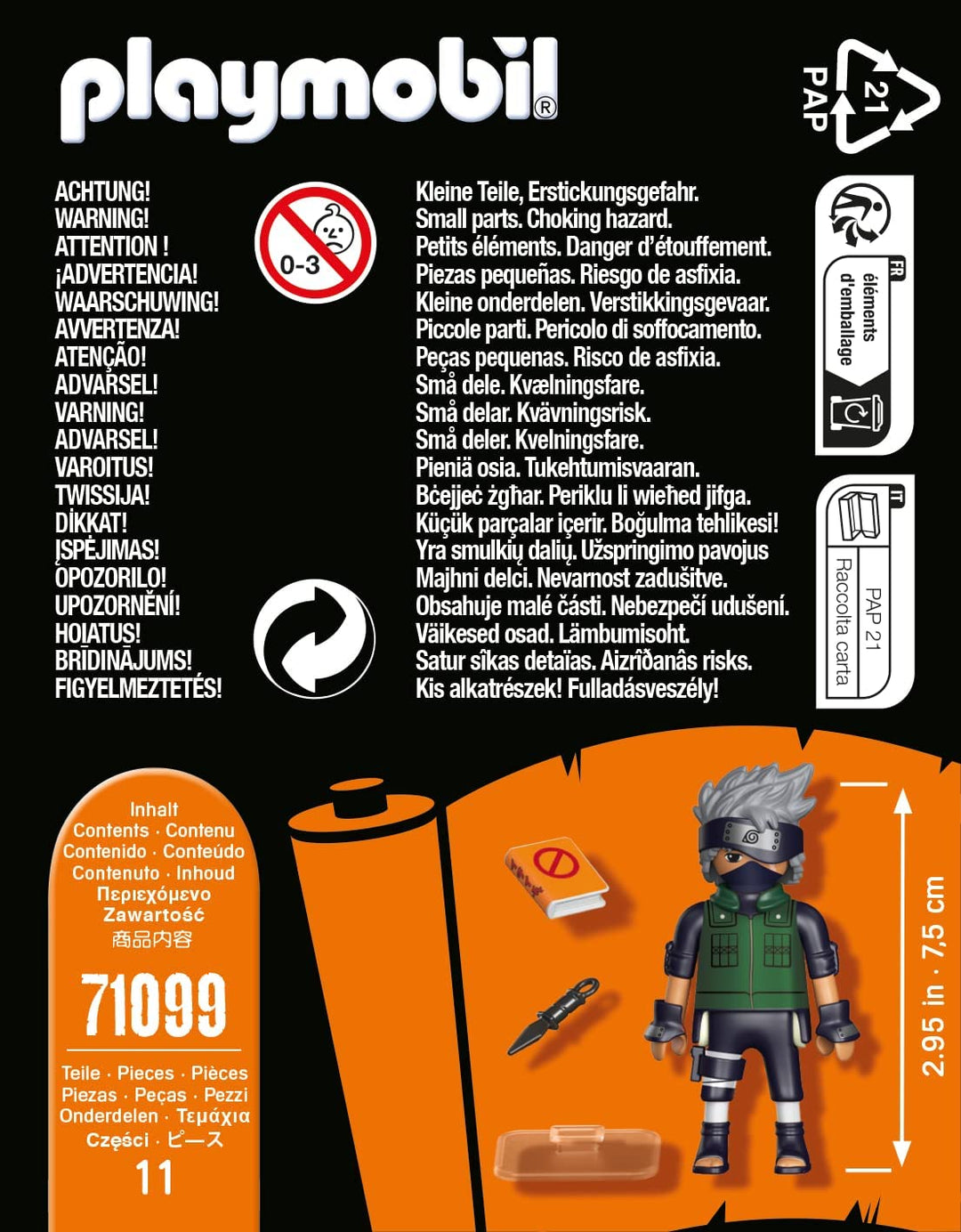 Playmobil 71099 Naruto: Kakashi Figure Set
