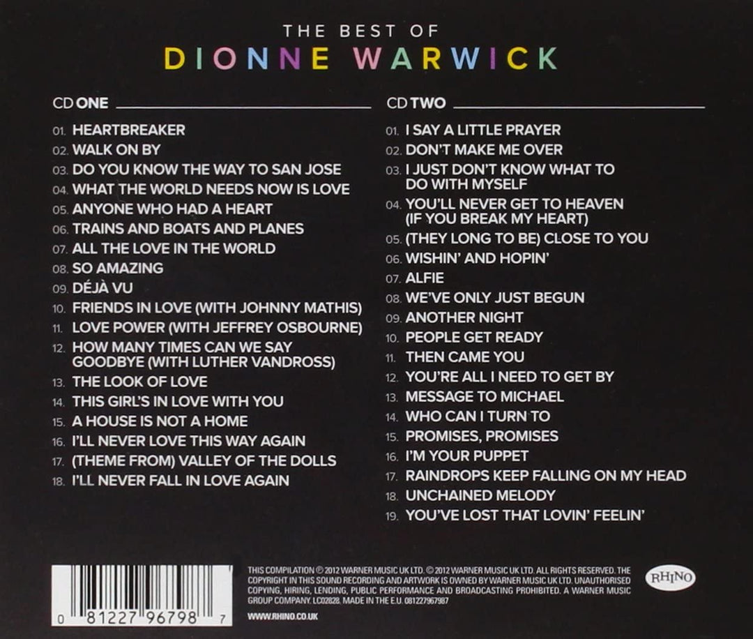 Dionne Warwick  - The Best of Dionne Warwick [Audio CD]