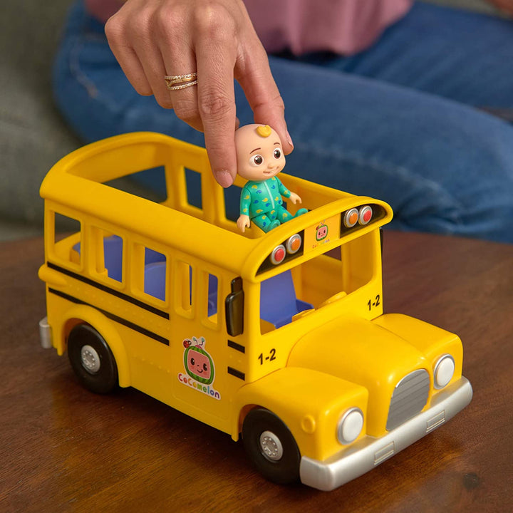 CoComelon Musical Yellow School Bus with JJ figure