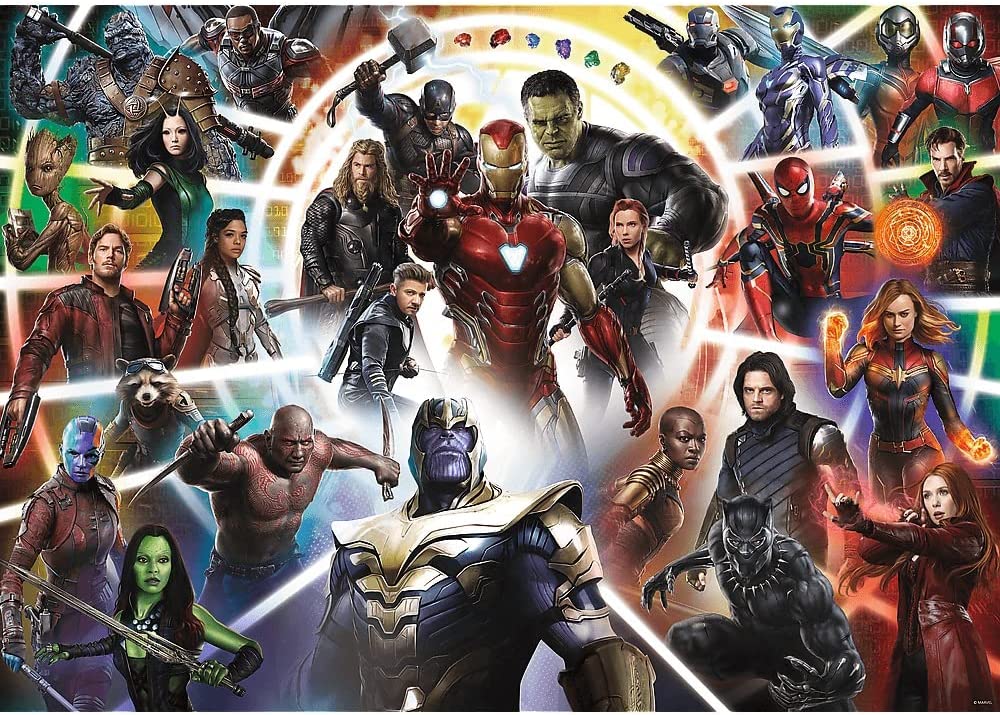 Puzzle 1000 pièces : Avengers End Game, les Héros Marvel