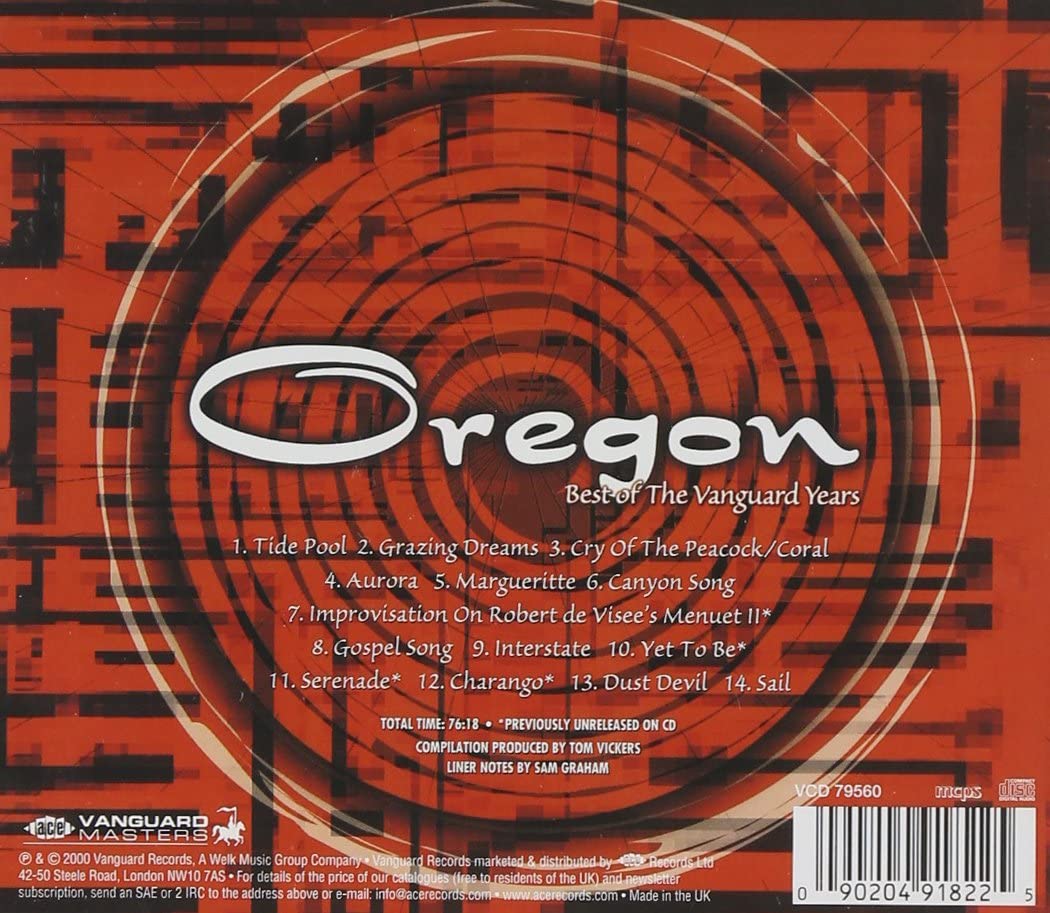 Oregon - The Best of the Vanguard Years [Audio CD]