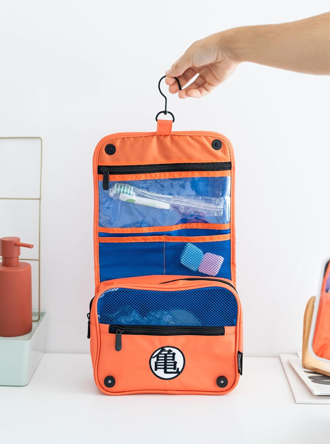Grupo Erik Dragon Ball Hanging Travel Toiletry Bag | Hanging Toiletry Bag With Hanging Hook