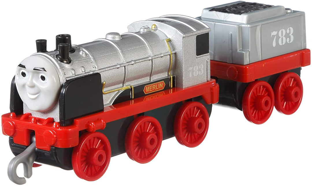 Thomas &amp; Friends FXX26 Trackmaster Push Along Merlin The InvisibleMetal Train Engine, Assortiment, Multicolore