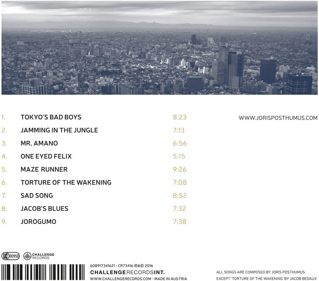 Joris Posthumus Group - Tokyo's Bad Boys [Audio CD]