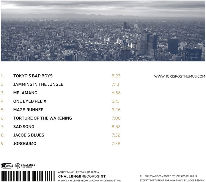 Joris Posthumus Group - Tokyo's Bad Boys [Audio CD]