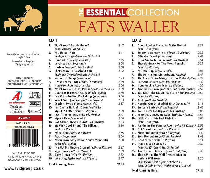 The Essential Collection - Fats Waller [Audio CD]