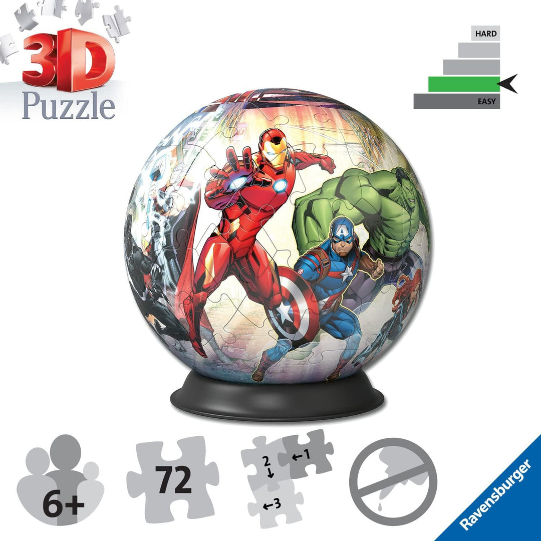 Ravensburger Marvel Avengers 3D Jigsaw Puzzle for Kids Age 6 Years Up - 72 Piece