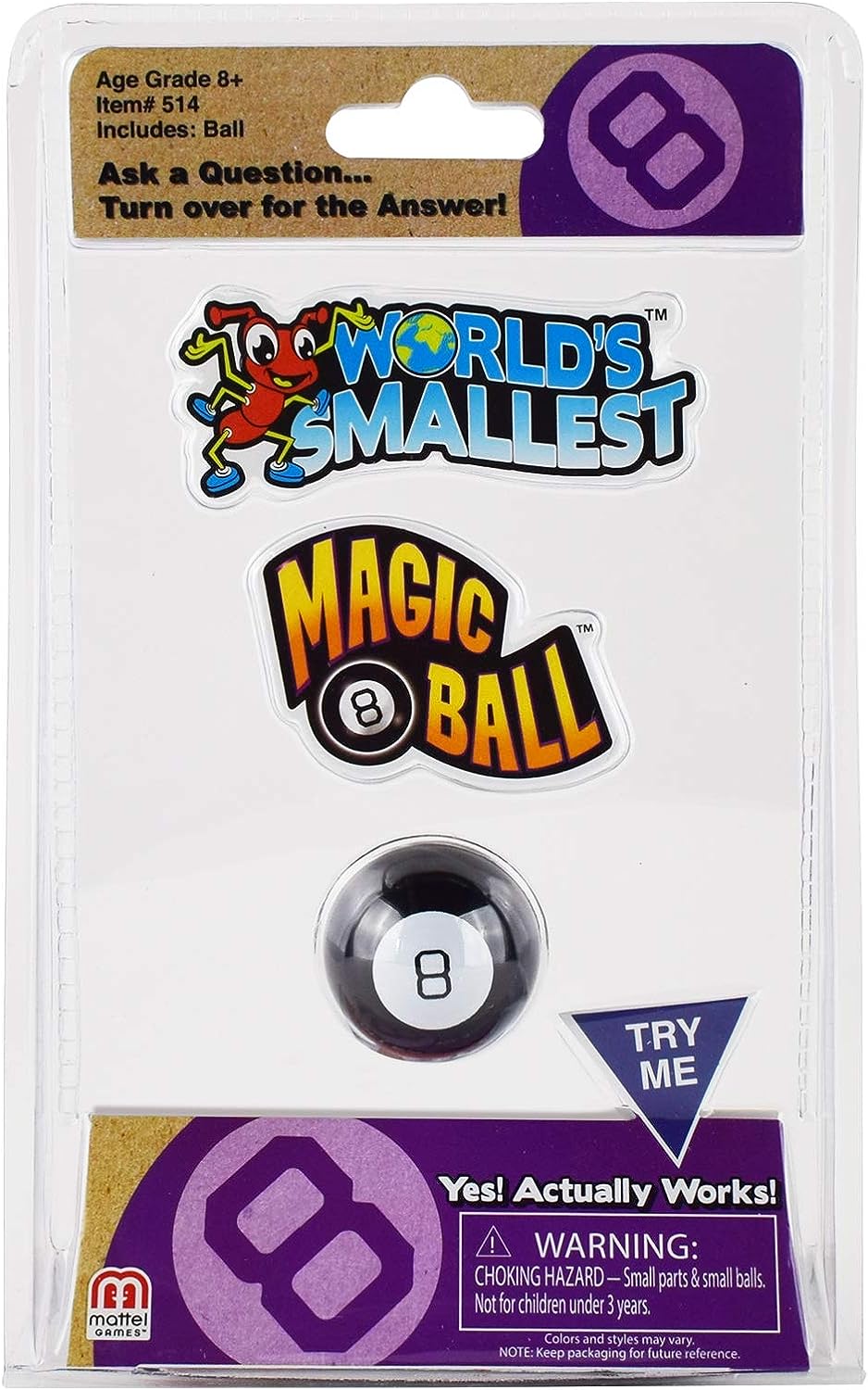 World's Smallest Magic 8 Ball