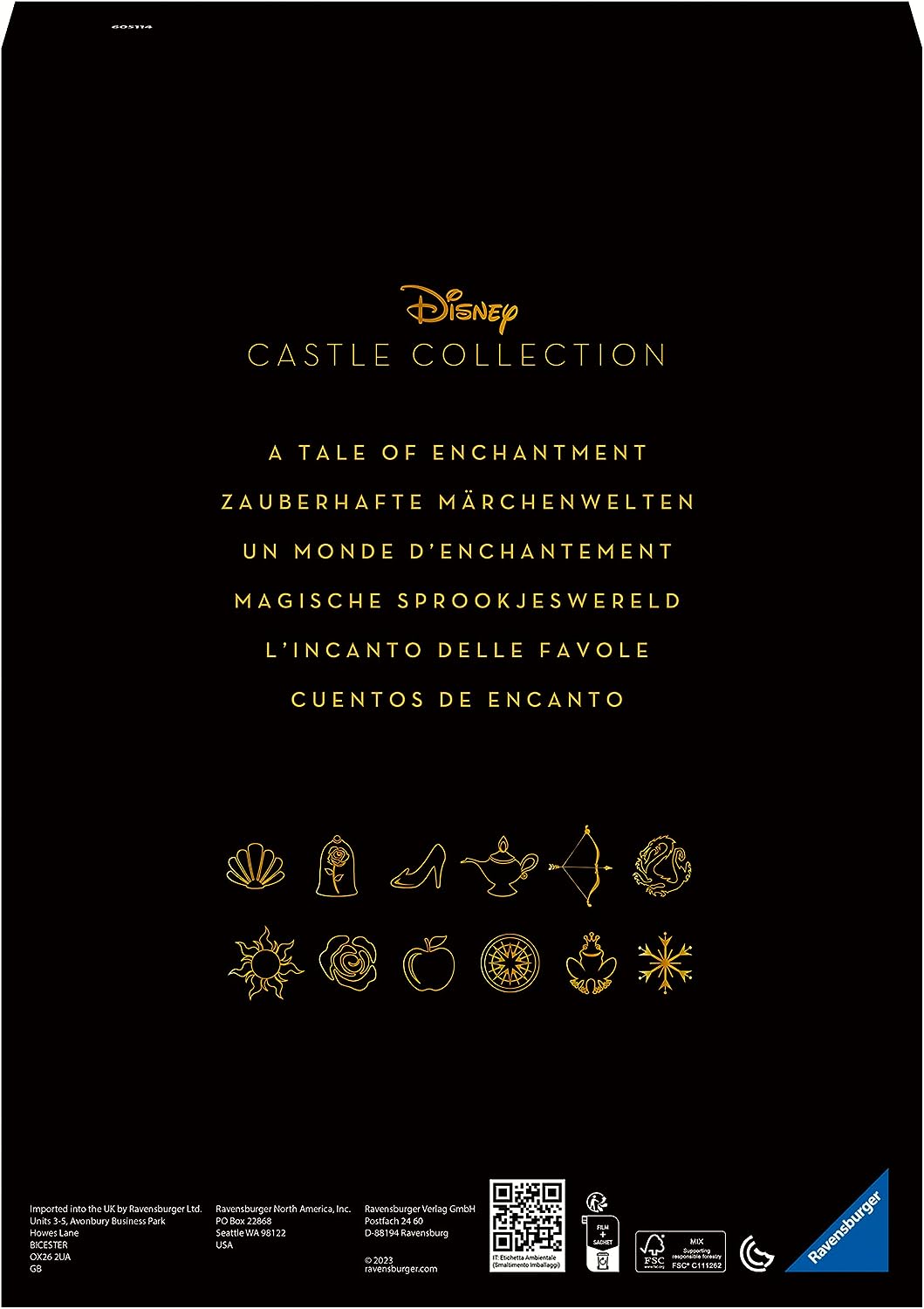 Ravensburger 17336 Disney Castles Rapunzel 1000 Piece Jigsaw Puzzles for Adults and Kidss