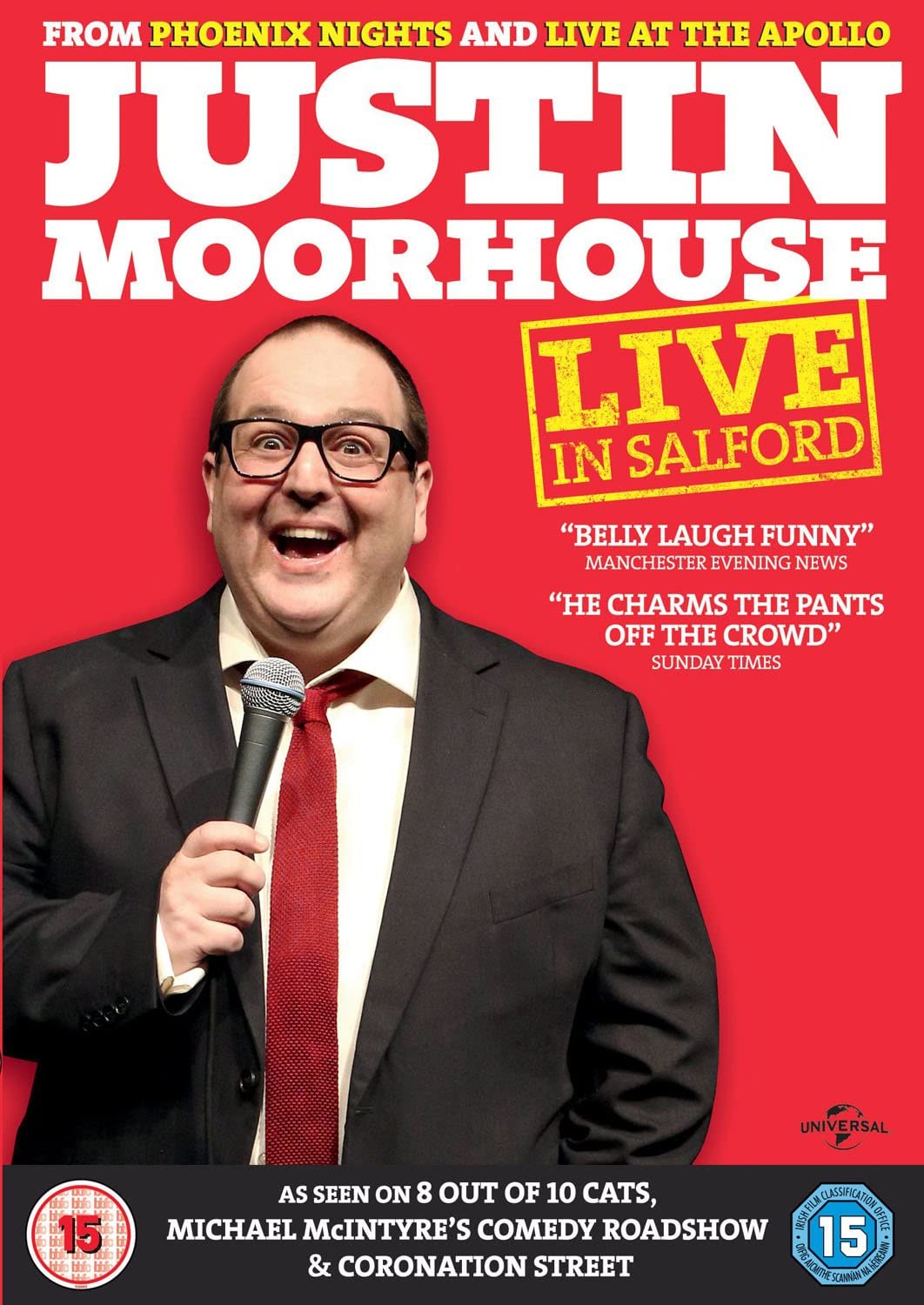 Justin Moorhouse - Live in Salford [2015] - Comedy [DVD]