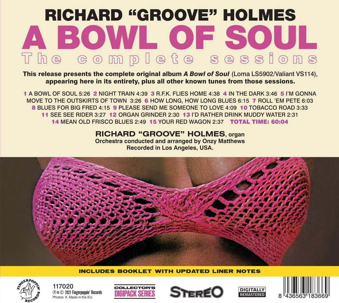 Richard "Groove" Holmes - A Bowl Of Soul [Audio CD]