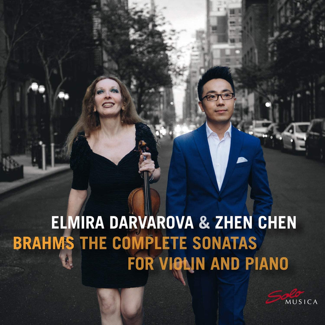 Brahms: The Complete Sonatas for Violin And Piano [Elmira Darvarova; Zhen Chen] [Solo Musica: SM295] [Audio CD]