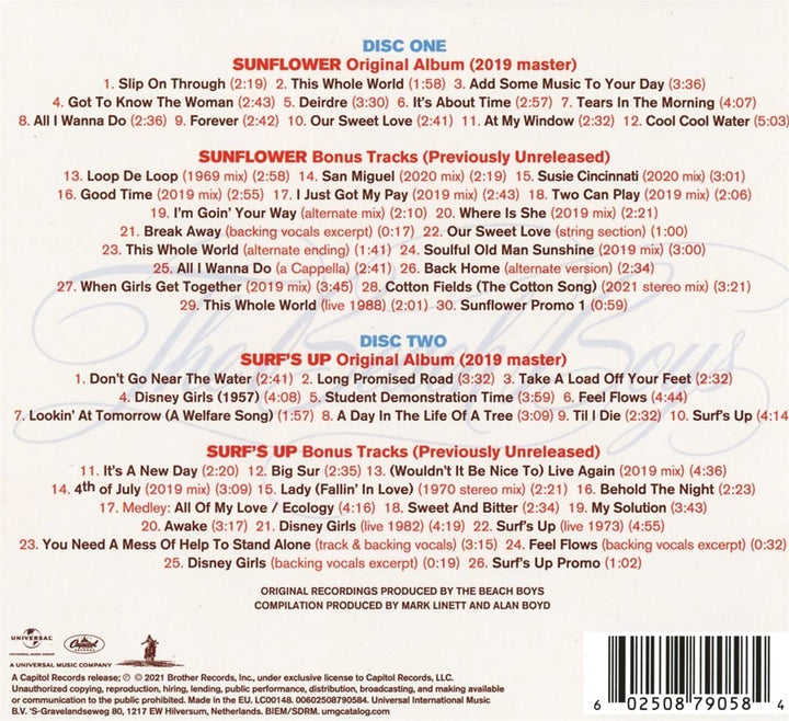 The Beach Boys - Feel Flows: The Sunflower & Surf’s Up Sessions 1969-1971 [Audio CD]