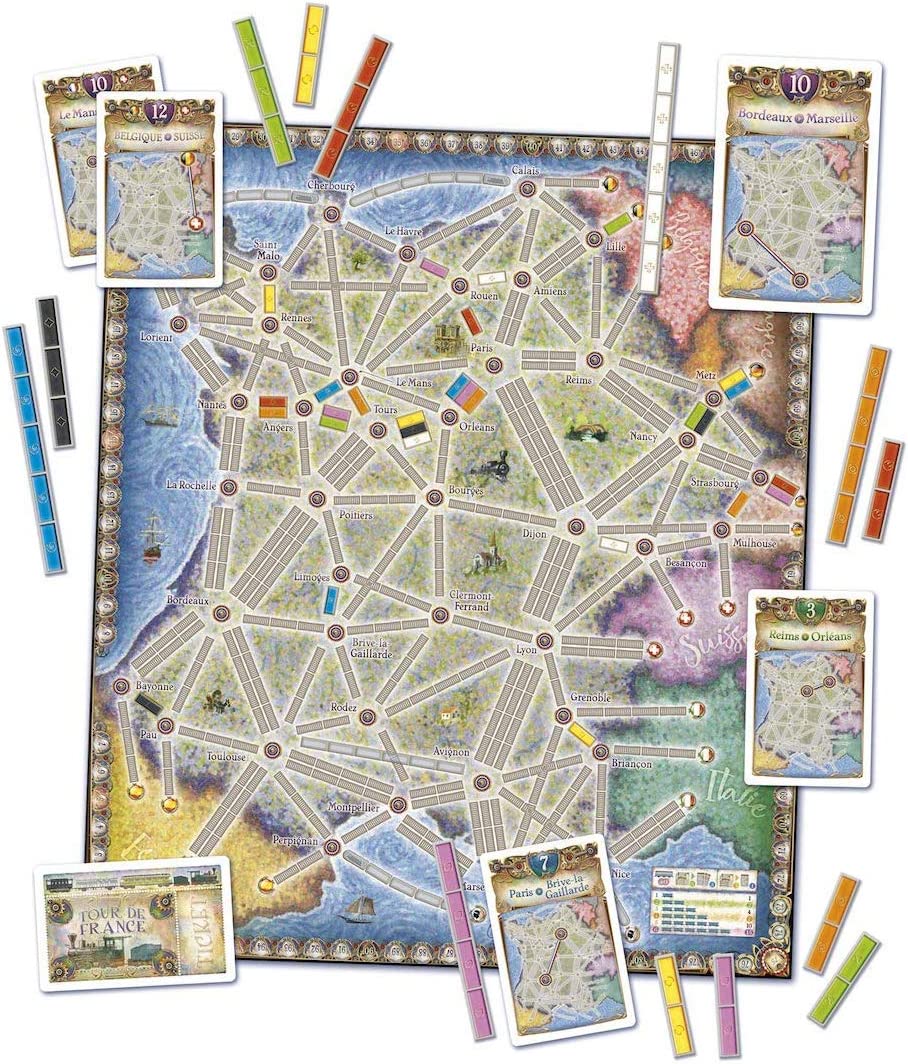 Days of Wonder Ticket to Ride France Board Game Expansion 5