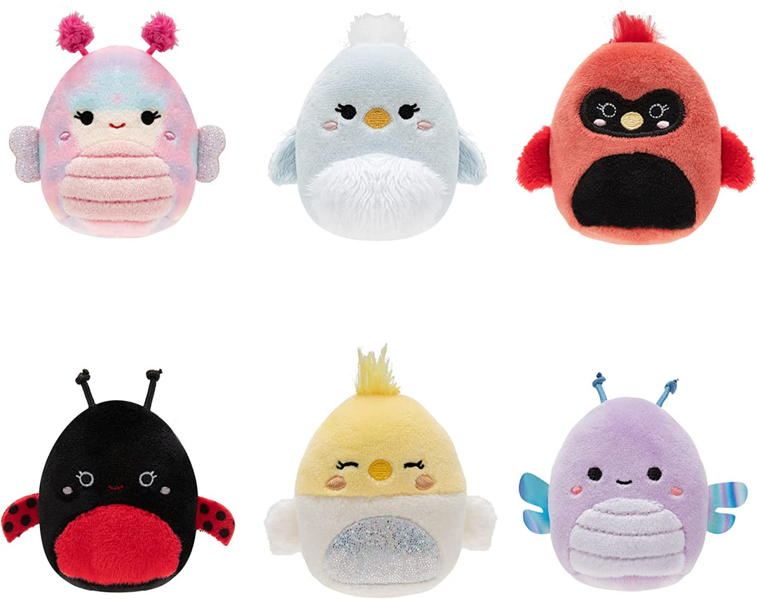 Squishville SQM0331 Pack of 6 Flying Clouds Squad Six 2-Inch Plush-Toys for Kids