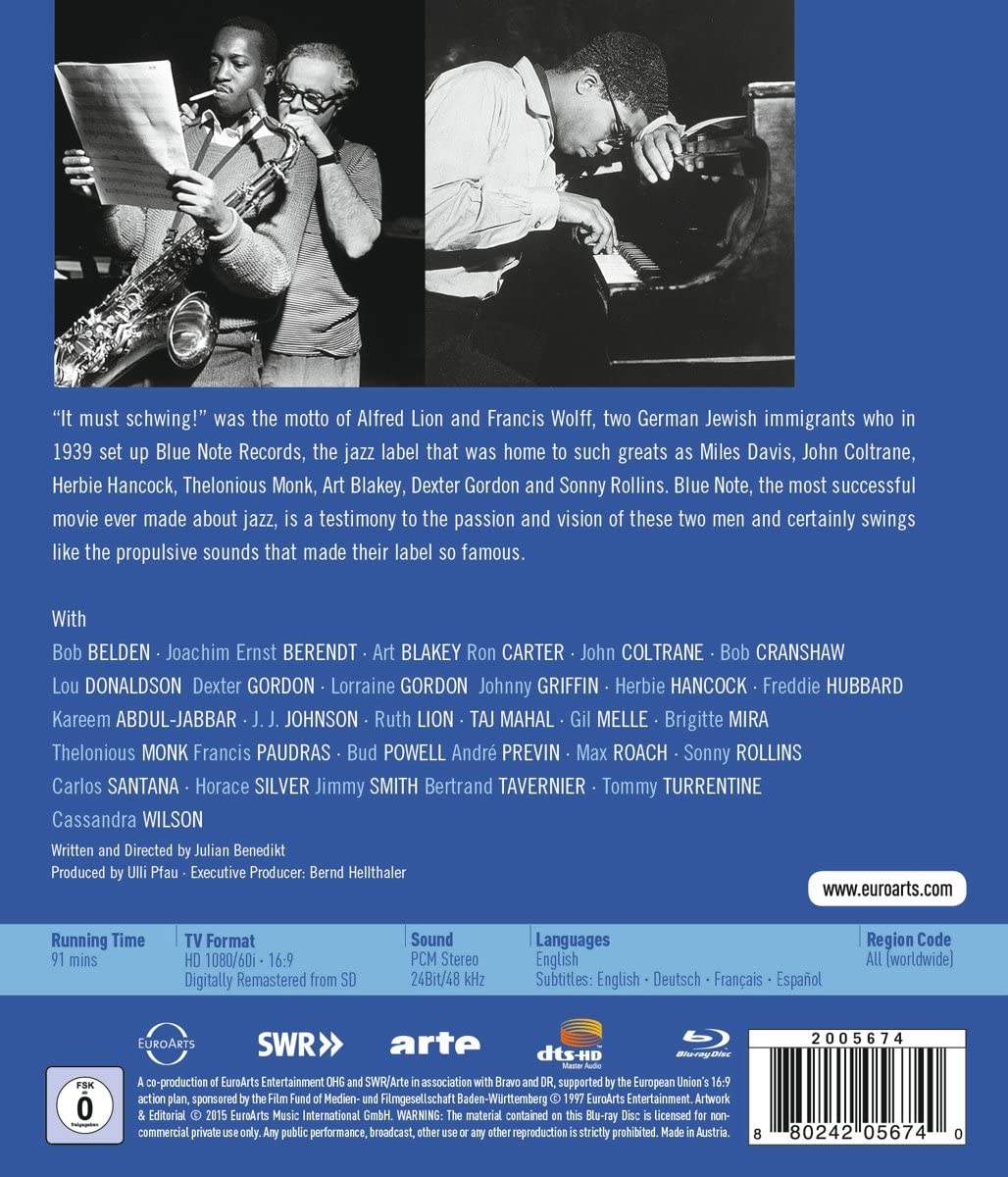 Blue Note:Modern Jazz [Various] [EUROARTS [2015] [Blu-ray]