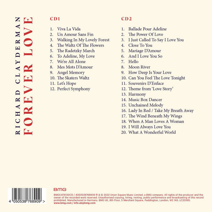 Richard Clayderman - Forever Love [Audio CD]