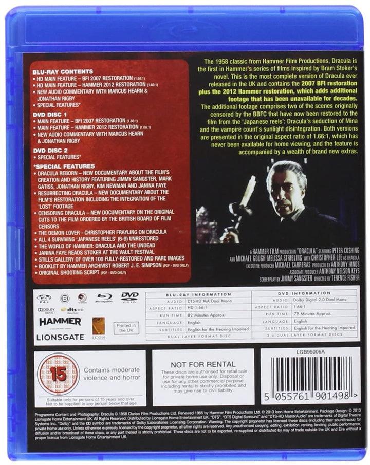 Dracula - Horror/Romance [Blu-ray]