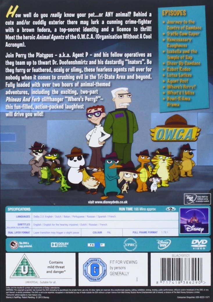 Phineas & Ferb - Animal Agents - Comedy [DVD]