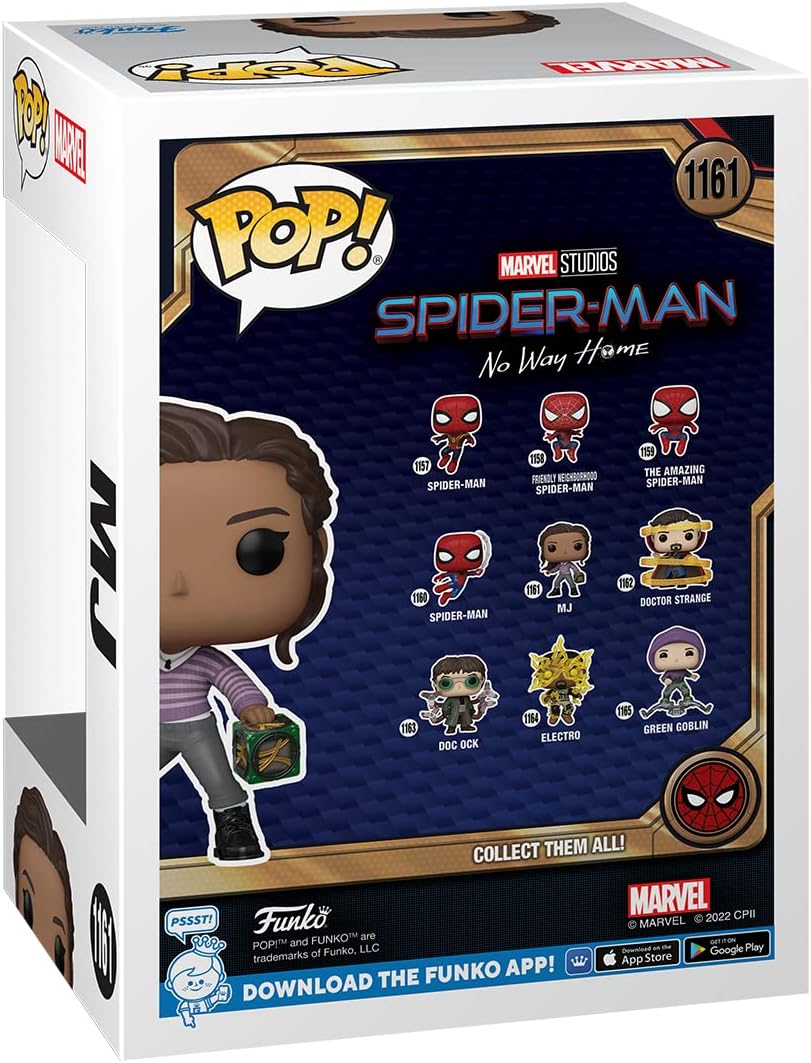 Marvel Studios Spiderman No Way Home MJ Funko 67609 Pop! VInyl #1161