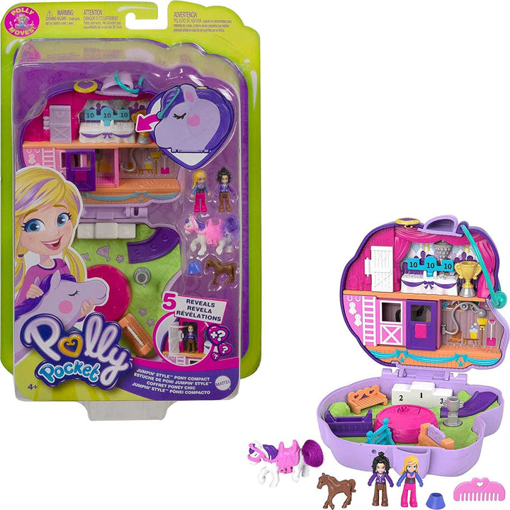 Polly Pocket Jumpin Style Poney Compact