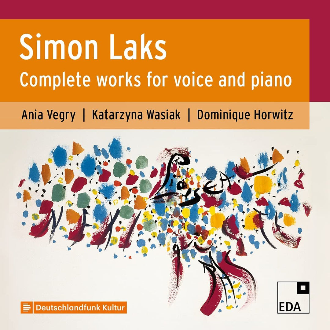 Ania Vegry - Laks: Works For Voice & Piano [Ania Vegry; Dominique Horwitz; Katarzyna Wasiak] a Records: EDA 45] [Audio CD]