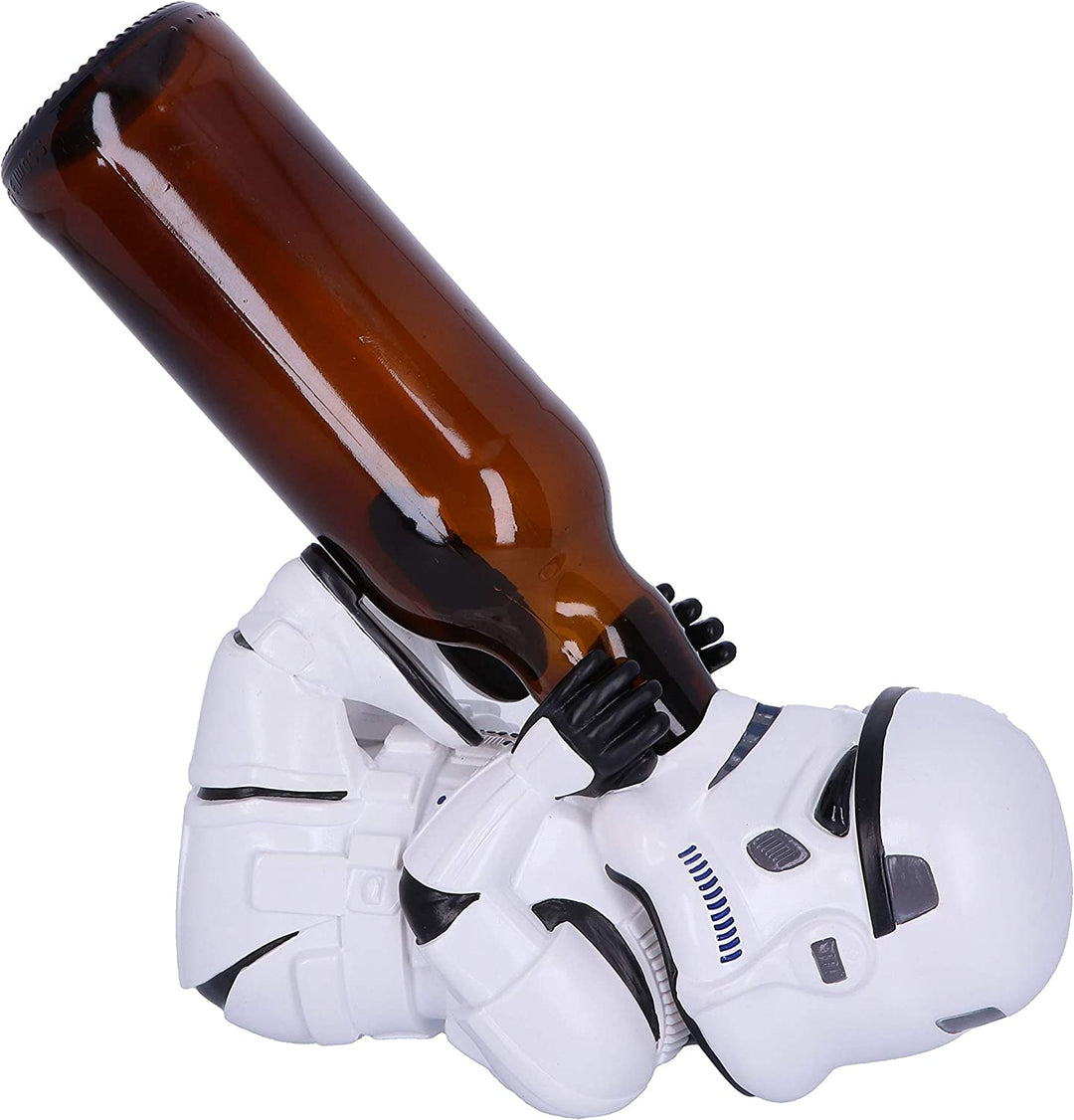 Nemesis Now Original Stormtrooper Sci-Fi Wine Bottle Holder Figurine, White, One Size