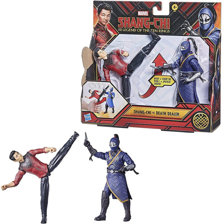 Hasbro Marvel Shang-Chi And The Legend Of Ten Rings Action Figure Toys, Shang-Chi vs Death Dealer Battle Pack for Children