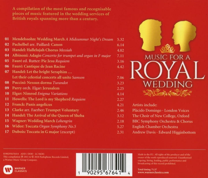 Music for a Royal Wedding [Audio CD]