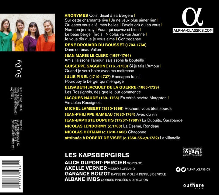 Les Kapsber'girls - Vous avez dit Brunettes? [Audio CD]