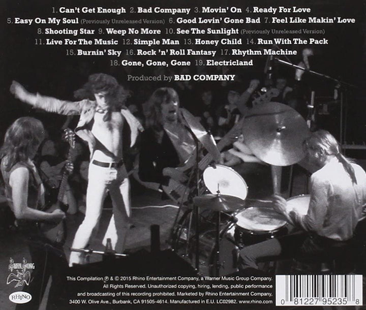 Rock 'n' Roll Fantasy: The Very Best of Bad Company - Bad Company  [Audio CD]