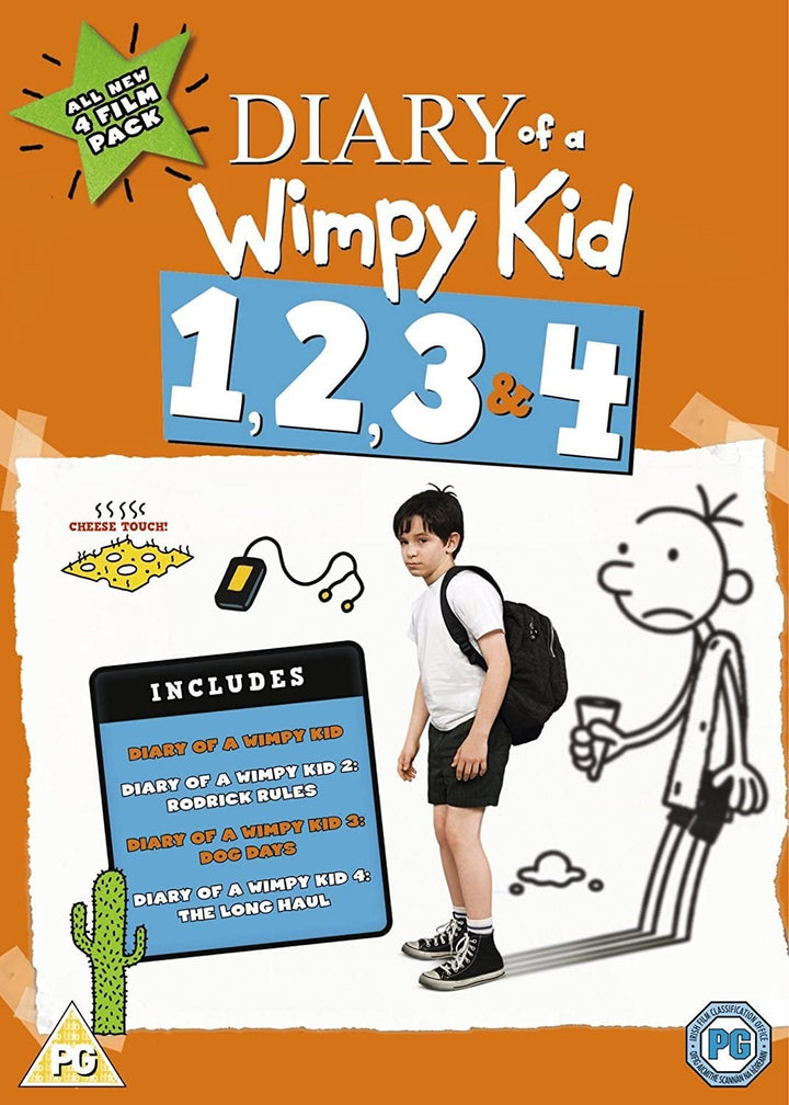 Diary Of A Wimpy Kid 1, 2, 3 & 4 [DVD]