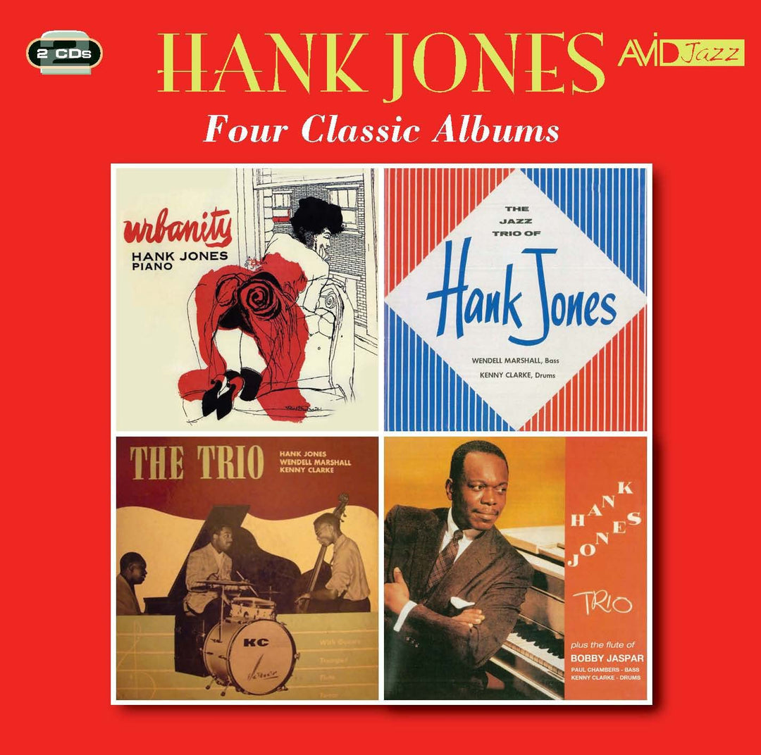 Four Classic Albums (Urbanity / The Trio Of Hank Jones / The Trio With Guests / Trio- Plus The Flute Of Bobby Jaspar) - Hank Jones [Audio CD]