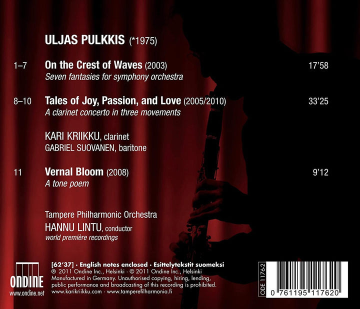 Pulkkis: On The Crest Of Waves/ Tales Of Joy Passion And Love [Audio CD]