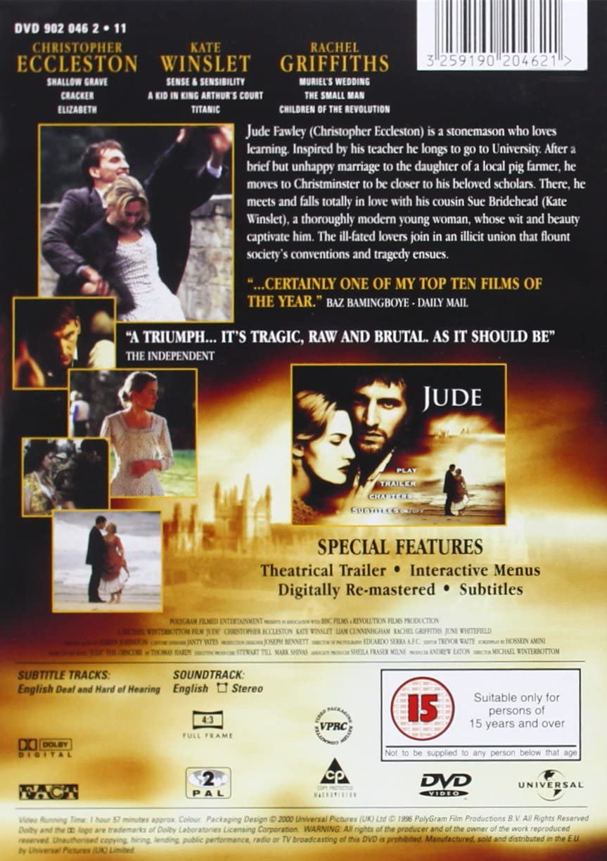 Jude [1996] - Romance/Drama [DVD]