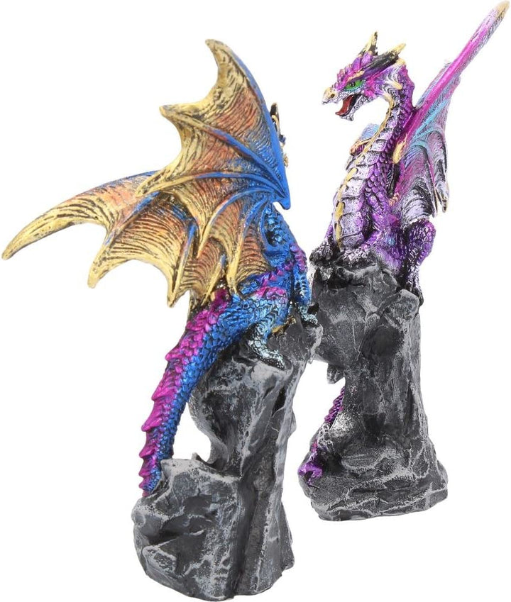 Nemesis Now U3518J7 Realm Protectors (Set of Two) Figurine 15cm Purple