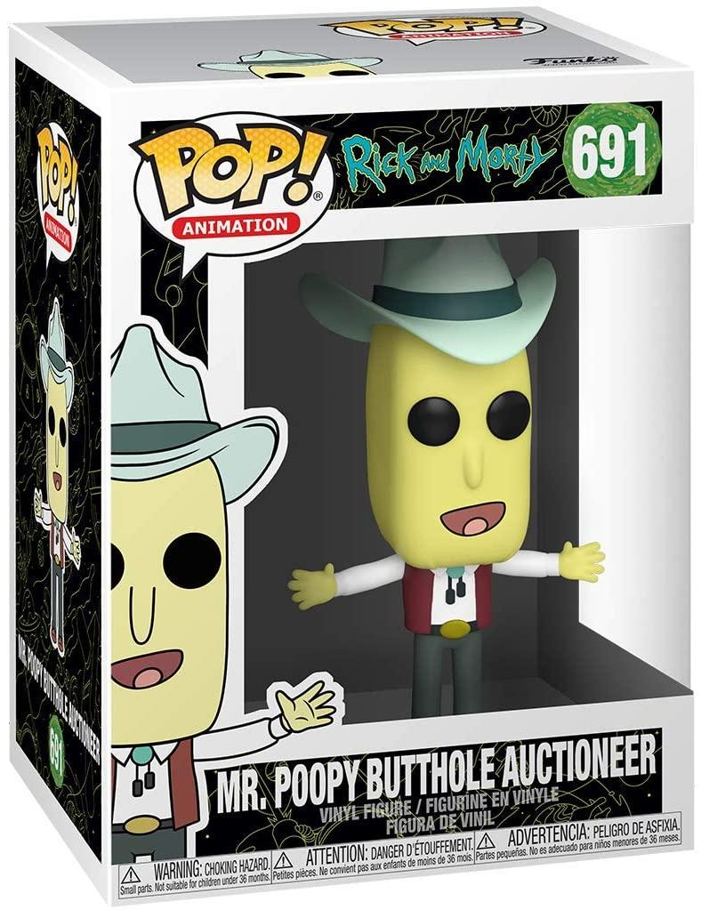 Rick and Morty Mr. Poopy Butthole (Auctioneer) Funko 45439 Pop! Vinyl 