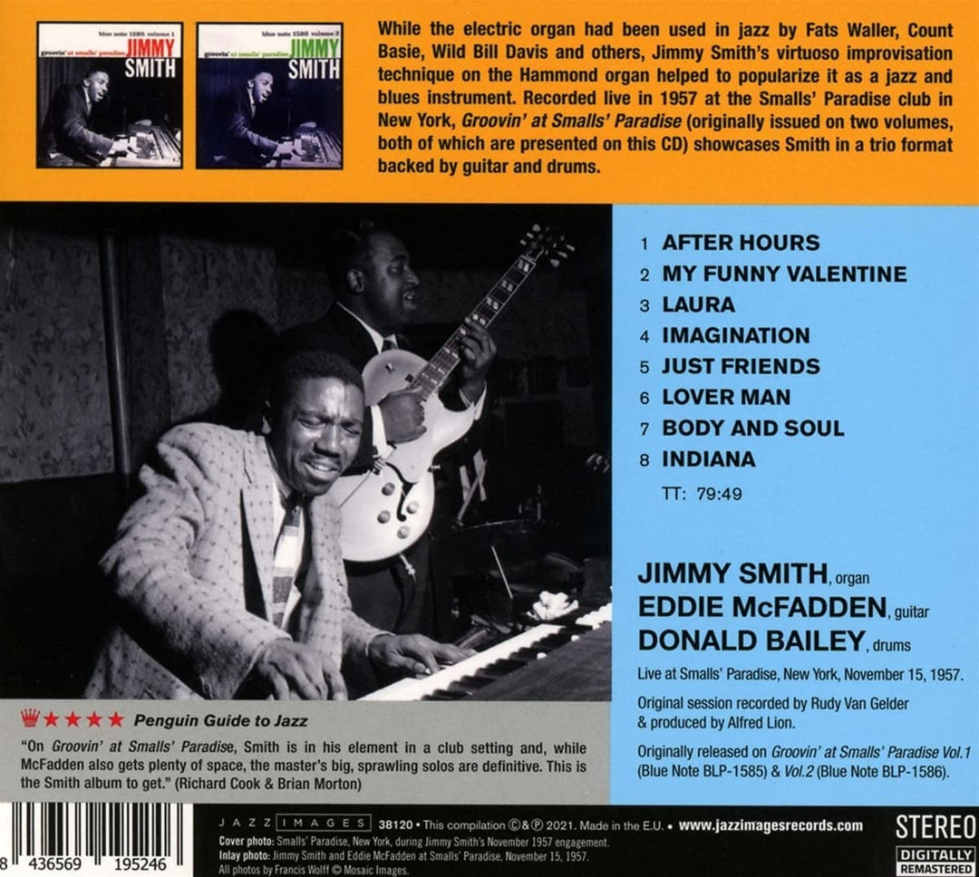 Jimmy Smith - Groovin' At Small's Paradise [Audio CD]