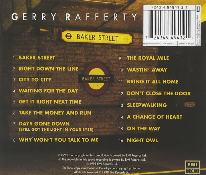 Gerry Rafferty - Baker Street [Audio CD]