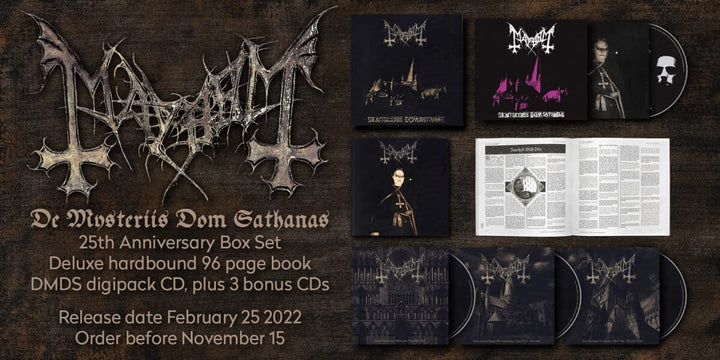 Mayhem - De Mysteriis Dom Sathanas [25th Anniversary Edition] [Audio CD]