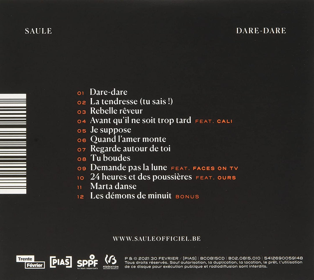 Saul - Dare-Dare [Audio CD]