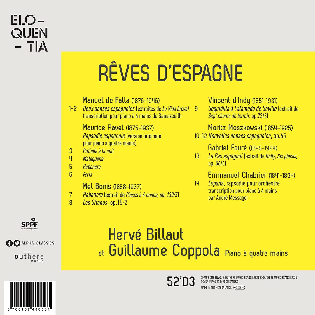 Rêves d'Espagne [Audio CD]