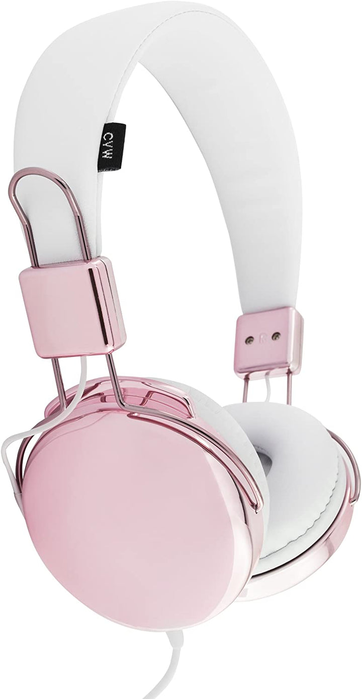 Stereo Headphones by Urbanz, On-Ear Bass Driven Earphones with Metallic Design (