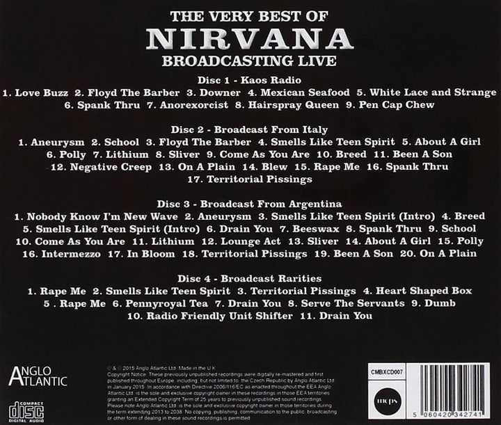 Radio Vaults - Best of Nirvana Broadcasting Live - Nirvana [Audio CD]