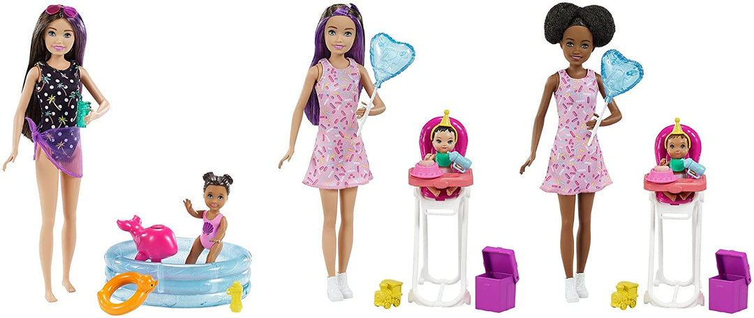 Barbie Skipper Babysitters Inc Poupées et Ensemble de Jeu