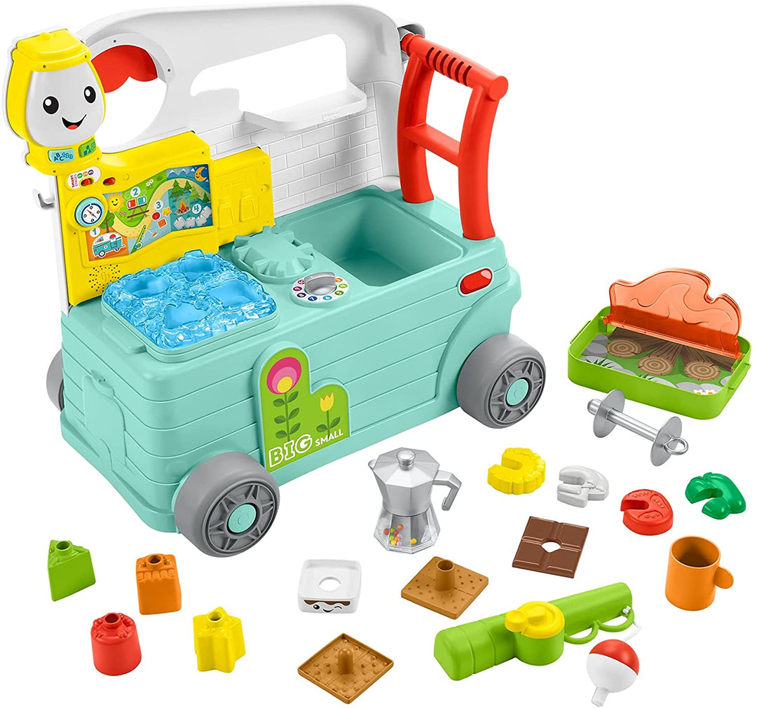 Fisher-Price Laugh & Learn 3-In-1 On-The-Go Camper - UK English Edition